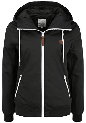 OXMO Kurzjacke OXTila - Funktionsjacke mit kontrastfarbenem Reißverschluss, ideal für den Übergang und sportliche Aktivitäten, pflegeleicht und stylisch.