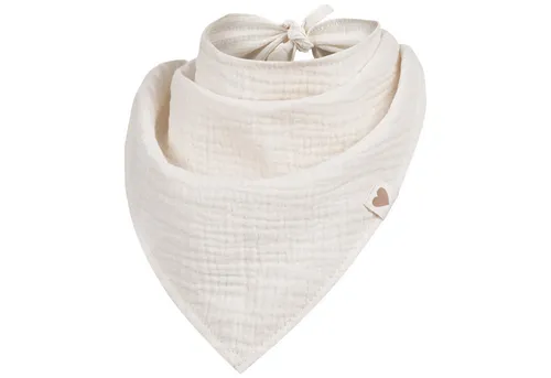 Smarilla Halstuch Dreieckstuch Bindetuch Kopftuch Uni Mädchen Junge Baby Musselin