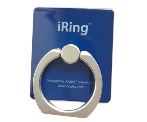iRing Premium BLAU Handy Smartphone Tablet Halterung Ständer Autohalter Griff