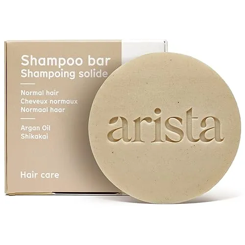 Arista Festes Shampoo für normales Haar| sulfatfreies Shampoo | Shikakai Pulver & Arganöl | Damen & Herren | Veganes | Ayurvedisches | Mildes