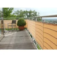 Balkonsichtschutz 90 x 300 cm, Sisal - Gartenzäune: Wetterfester Sichtschutz aus robustem Sisal, ideal für mehr Privatsphäre auf dem Balkon.