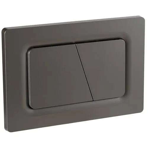 Empyreal Drückerplatte WC Spülkasten Ersatzteile Kompatibel mit Geberit Sigma01,20,30 UP300 & 320 115770115 Betätigungsplatte 2-Mengen-Spülung | Matt (Dunkelgrau)