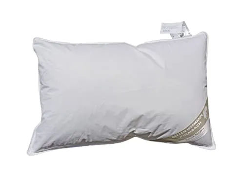 Betten Hofmann Pusta Kopfkissen 40x60 cm - Kuscheliges Kopfkissen mit 30% Daunenanteil für optimalen Schlafkomfort. Bezug aus 100% Baumwolle, waschbar bis 60°, ideal für entspannte Nächte.
