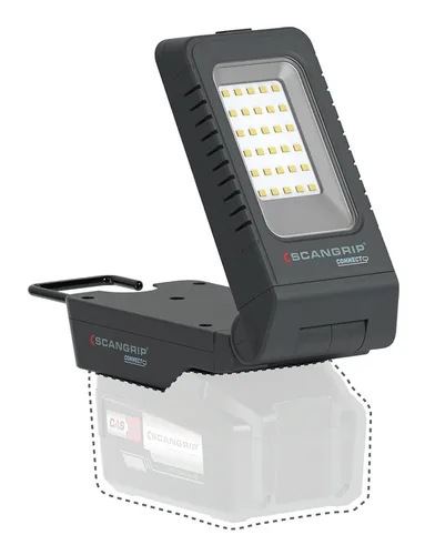 Scangrip Akku-Arbeitsleuchte BASIC CONNECT 1000 Lumen - Akku-Lampe mit 1000 Lumen Helligkeit, ideal für präzise Beleuchtung bei Arbeiten in dunklen Umgebungen.