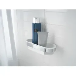 Keuco Duschablage Smart.2 - Elegante Duschablage aus Metall - Ablagen für das Bad, elegante und praktische Duschablage aus verchromtem Metall, ideal für eine platzsparende Wandmontage.