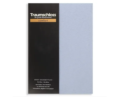 Traumschloss Spannbettlaken Comfort, Jersey, Gummizug: rundum, (1 Stück), 100% Baumwolle