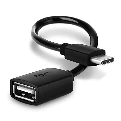 CELLONIC USB OTG Kabel kompatibel mit Huawei MediaPad M5 8.4 / M5 10.8 / M5 Pro / M5 lite 10 Tablet On The Go Adapter USB C Type C Stecker auf USB A Buchse, Host Anschluss Adapterkabel PVC schwarz