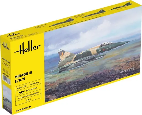 Heller Mirage III E/R/5 in 1:72 1000803230 Glow2B 80323 Bausatz