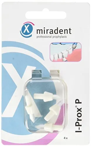 MIRADENT Ersatz Spitzbürsten I-Prox P weiß soft 4 St