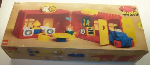Produktbild RARITÄT!! Lego DUPLO 2648 PLAYHOUSE Haus mit Garage 1982 NEUWARE / GUTER ZUSTAND