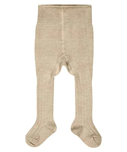 FALKE Unisex Baby Strumpfhose Cosy Rib B Ti - Dicke Strumpfhose aus biologischer Baumwolle und Kaschmir, ideal für kalte Tage; rutschfeste Passform und hoher Tragekomfort für Babys von 0-12 Monaten.