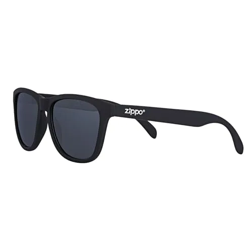 Zippo Sonnenbrille – Schwarz – Unisex, für Damen und Herren – Soft Touch – UV400-Schutz