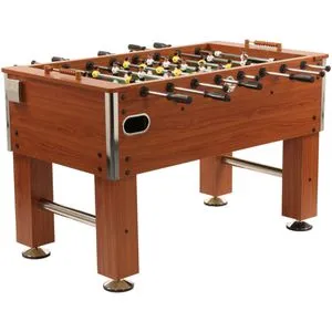 Bandito Kickertisch Profi Soccer Deluxe, 80 kg Tischfußball für Turniere - Robuster Tischfußball mit massiven Holzfüßen und rutschfesten Stellfüßen, ideal für Schulen und Gastronomie. Ergonomische Griffe und kratzfestes Spielfeld garantieren perfekten Spielspaß.