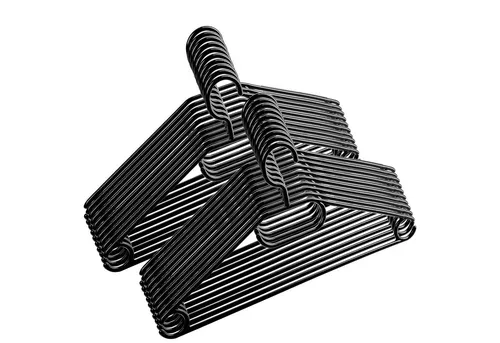 Centi Mehrfach-Kleiderbügel Kleiderbügel schwarz drehbarer Haken platzsparend, platzsparend Länge ca. 41 cm