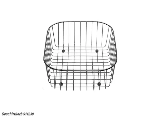 Blanco Geschirrkorb Flex / Top, Edelstahl (514238) - Zubehör für Spülbecken: Robuster Geschirrkorb aus Edelstahl für optimale Stabilität und Langlebigkeit, ideal für jede Küche.