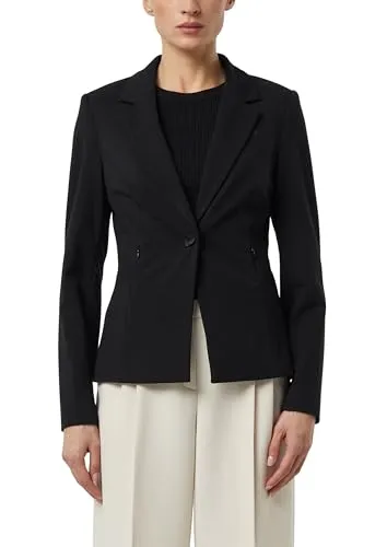 Comma Taillierter Jersey-Blazer mit Reißverschlusstaschen von comma,