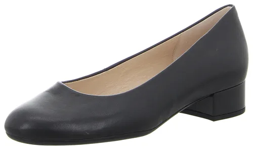 Gabor Damen Klassische Pumps - Elegante Absatzschuhe für jeden Anlass - Damen-Pumps aus hochwertigem Rauleder und Glattleder, ideal für Büro und Freizeit. Mit komfortablem Blockabsatz (3 cm) für stilvolles Auftreten ohne Kompromisse.
