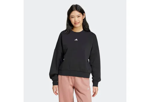ADIDAS Damen Sweatshirt - Schwarz - Hoodies & Sweatshirts: Komfortables ADIDAS-Sweatshirt aus weichen Baumwollfasern, perfekt für Fitness oder entspannte Tage. Ein Must-have für aktive Frauen!