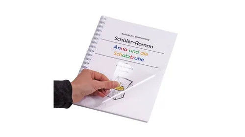 ProfiOffice Deckfolien transparent, 100 Stk., Farbe: glasklar