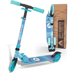 Apollo Cityroller LED City Scooter Moonracer für Kinder in blau von Apollo