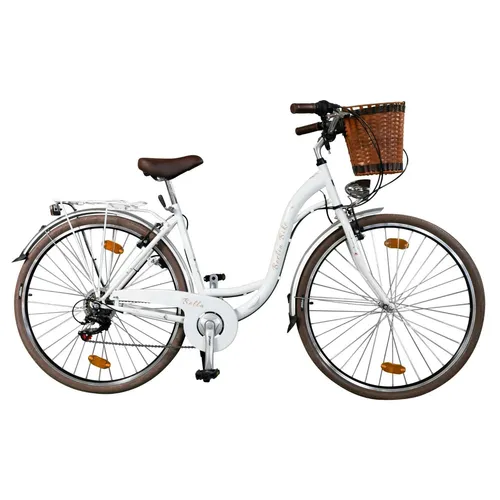 Produktbild BERLIN BIKE Cityrad Bella – Elegantes 28 Zoll Damenfahrrad mit Dynamo & Korb