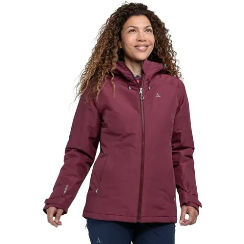 Schöffel Damen Ins Jacket Style Wildkar WMS - Funktionsjacke aus atmungsaktivem VENTURI Material, wasserdicht und ideal für wechselhaftes Wetter. Mit verstellbarer Kapuze und praktischen Reißverschlusstaschen.