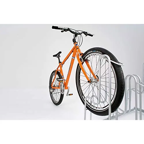 Fahrradständer Modell 4052 BR Balloon® - Einseitiger Standparker - Fahrradhinterbauständer mit verzinkter Ausführung, optimaler Bügelform und abwechselnden Tief- und Hocheinstellungen für Reifenbreiten bis 64 mm.