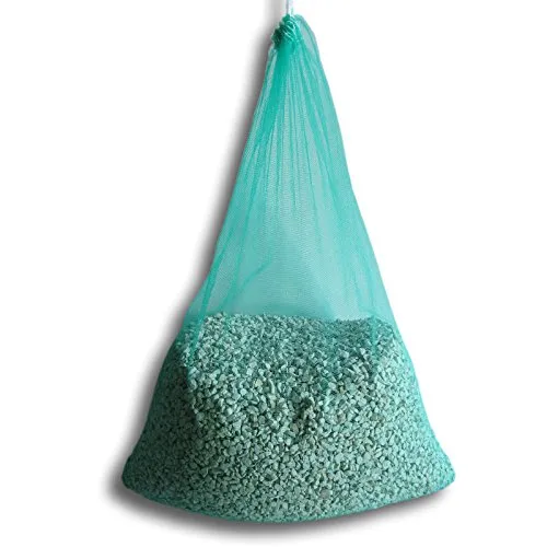 ZEOLITH 10kg Filtermaterial 8-16 mm + Filtersack XL 43x60 cm für Koiteiche, Gartenteiche, Zierteiche und Schwimmteiche