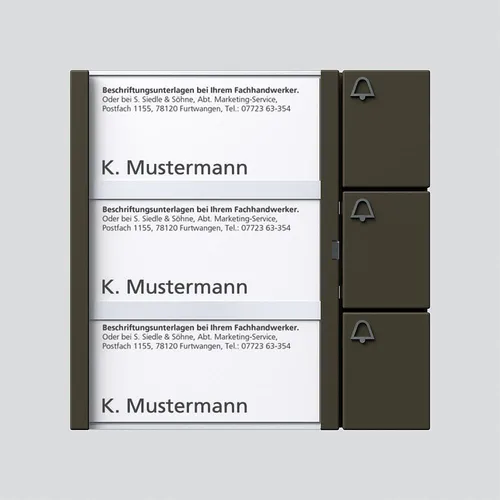 Siedle BTM 650-03 GM Bus-Tasten-Modul von Siedle&Söhne Bus-Tasten-Modul Funktionsmodule