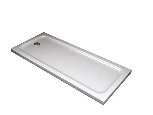 ABS Duschwanne rechteckig 70x160 h.5 cm, inklusive Ablaufgarnitur