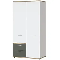 Kleiderschrank Twenty , weiß , Maße (cm): B: 100 H: 196 T: 60.0