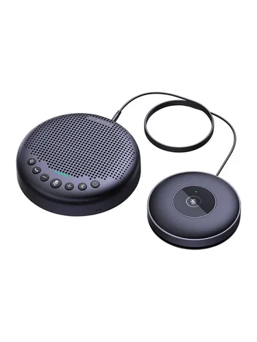 EMEET OfficeCore Luna Plus Kit Konferenzsystem - Professionelles Konferenzsystem für klare Kommunikation in Besprechungsräumen. Kabellose Verbindung mit erweiterbaren Mikrofonen für ausgezeichnete Sprachqualität. Ideal für Meetings und Präsentationen.