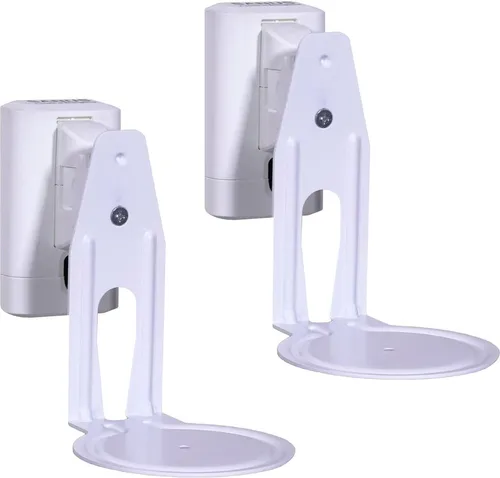 Sanus Lautsprecher-Wandhalterung für Sonos Era 100™ (Weiß) - Lautsprecherwandhalterung für Sonos Era 100, einfache Installation in 15 Minuten, werkzeuglose Neigung und Schwenkverstellung für optimalen Hörwinkel.