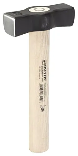 RUTHE 3010039119 - Maceta de albañil con mango de madera de fresno (1000 g)