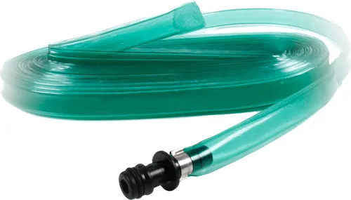 Flacher Bewässerungsschlauch von Kinzo Garden, Sprühregner auf ganzer Schlauchlänge, Länge ca. 25 Meter