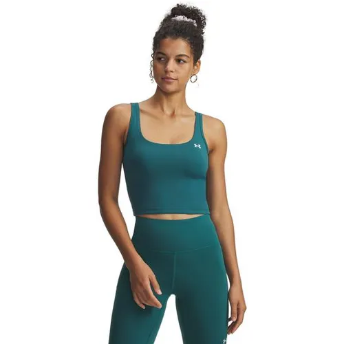 Under Armour® Tanktop Motion grün L (42/44) - Sportliches Tanktop aus hochwertiger Polyester-Elasthan-Mischung, ideal für Tennis. Bietet optimalen Tragekomfort und Bewegungsfreiheit während des Spiels.