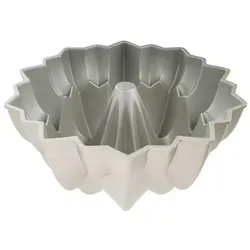 Dr.Oetker Gugelhupfform Back-Kunst, Creme - Hochwertige antihaftbeschichtete Gugelhupfform aus Metall in Blumenform, ideal für kreative Backprojekte und perfekte Ergebnisse.