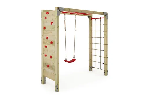 Wickey Klettergerüst Fit Gym 442 – Spiel- & Sportgerät mit Schaukel