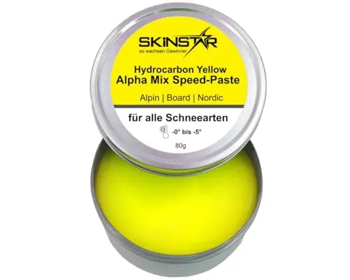 SkinStar Hydrocarbon Alpha Mix Yellow Speed-Paste Skiwax Skiwachs Rennwachs 80g