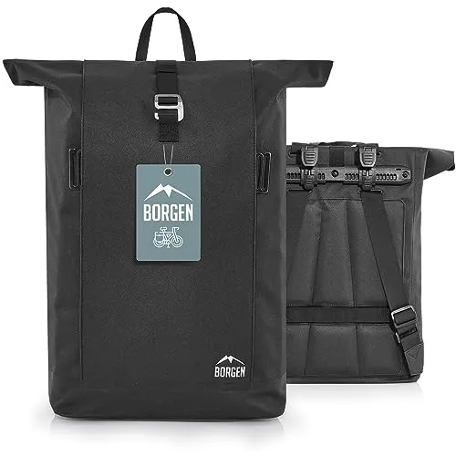 Borgen 3in1 Multifunktionaler Rucksack - Fahrradtasche mit 28L Kapazität, ideal für Mountainbikes. Praktischer Laptop-Einsatz und vielseitige Nutzung für Radsportler.