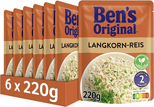 BEN'S ORIGINAL™ Express Reis Original-Langkorn 6 x 220g von Ben's Original