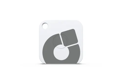 Musegear Bluetooth®-Sender Schlüsselfinder - Praktischer wiederaufladbarer Schlüsselfinder mit Bluetooth-App für iOS/Android. Ideal zur Vermeidung von Verlusten und einfach zu bedienen. Farbe: Weiß.