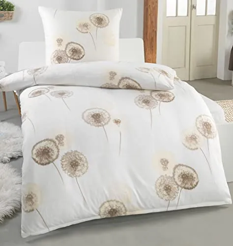 DreamHome Warme Winter Mikrofaser Termo Fleece Bettwäsche 135x200 155x220 200x200 für die Kaltejahreszeit Modern, Größe:200 x 200 cm, Design - Motiv:Design 4