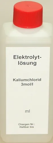 KCL 3mol/l 250 ml, Elektrolytlösung Pufferlösung Eichlösung Kalibrierlösung