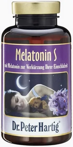 Dr. Peter Hartig Melatonin S Kapseln, 120 Stück für besseren Schlaf