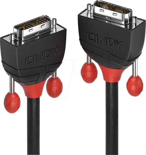 LINDY 36255 - Kabel Monitor DVI-D Single Link 1,0 m