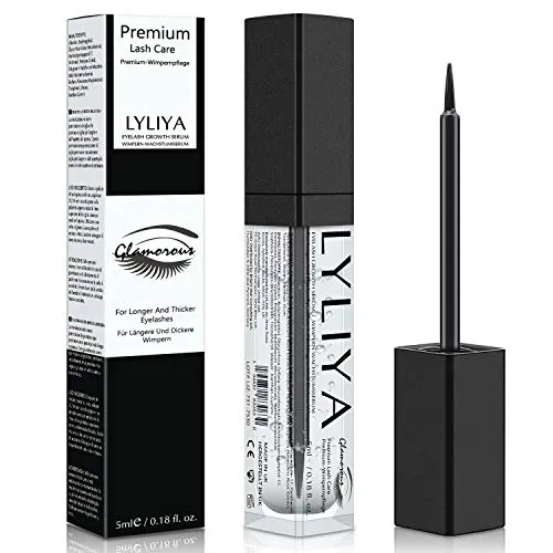 Wimpern-Wachstumsserum mit Vitaminen und natürlichen Peptiden für längere, vollere und dickere Wimpern,Augenbrauen,längere Optik, dermatologisch zertifiziert und hypoallergen