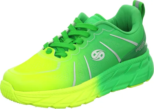 Dockers by Gerli 54LO201 Damen Sneaker Grün/Gelb EU 41 - Leichter und flexibler Damen Sneaker von Dockers by Gerli in Grün/Gelb. Optimal anpassbar durch Schnürung und ausgestattet mit rutschhemmender Laufsohle – ideal für Frühling und Sommer!