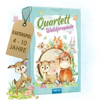 Trötsch Quartett Spiel Waldfreunde | Nonbook | 4251901503916