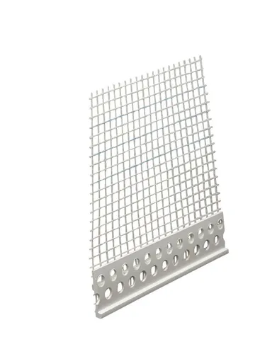 Stab Abschlussprofil PVC 3 mm für WDVS Putzabschluss - Flexibles Abschlussprofil für Fassaden, 200 cm lang und weichmacherfrei, ideal für professionelle Putzabschlüsse.